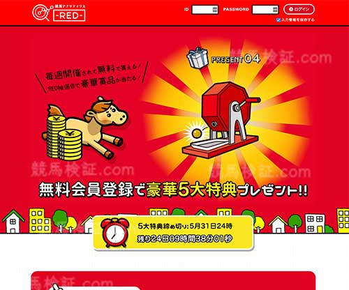 競馬アナリティクス RED　競馬予想サイト