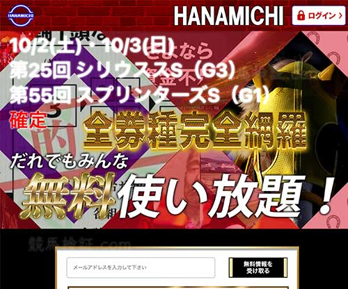 ハナミチ　競馬予想サイト