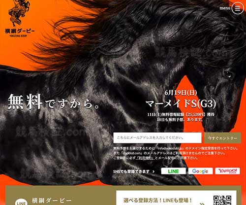 横綱ダービー　競馬予想サイト