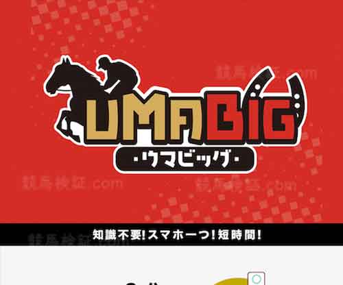 ウマビッグ(UMABIG)という競馬予想サイトの画像