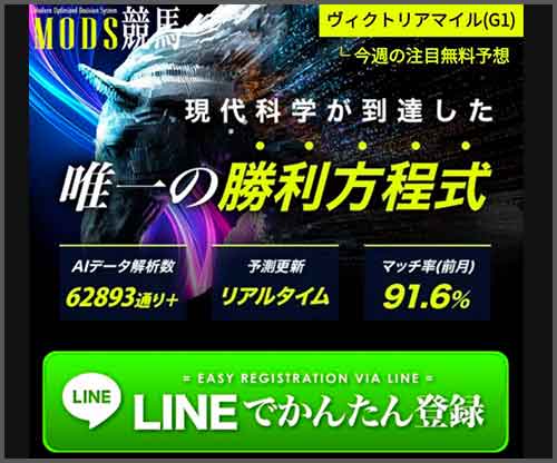 MODS競馬（モッズ競馬）　競馬予想サイト