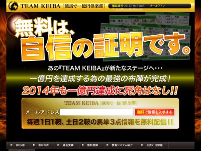 チームケイバ（TEAM KEIBA) 　競馬予想サイト