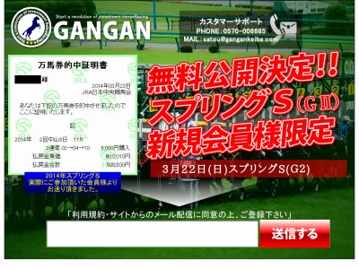 GANGAN(ガンガン)　競馬予想サイト