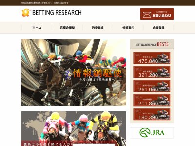 ベッティングリサーチ（BETTING RESEARCH）　競馬予想サイト