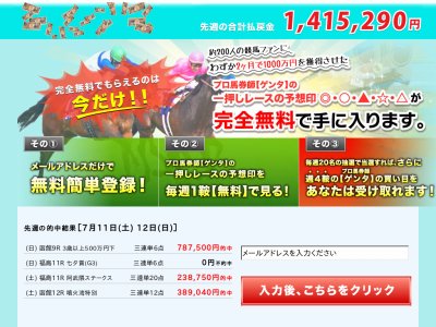万券注意報発令中　競馬予想サイト