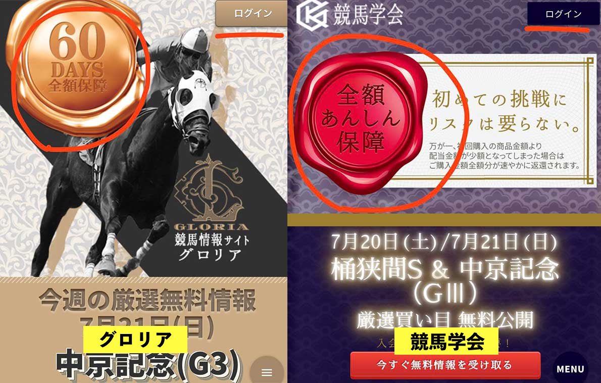 グロリア(GLORIA)と競馬学会が似ている