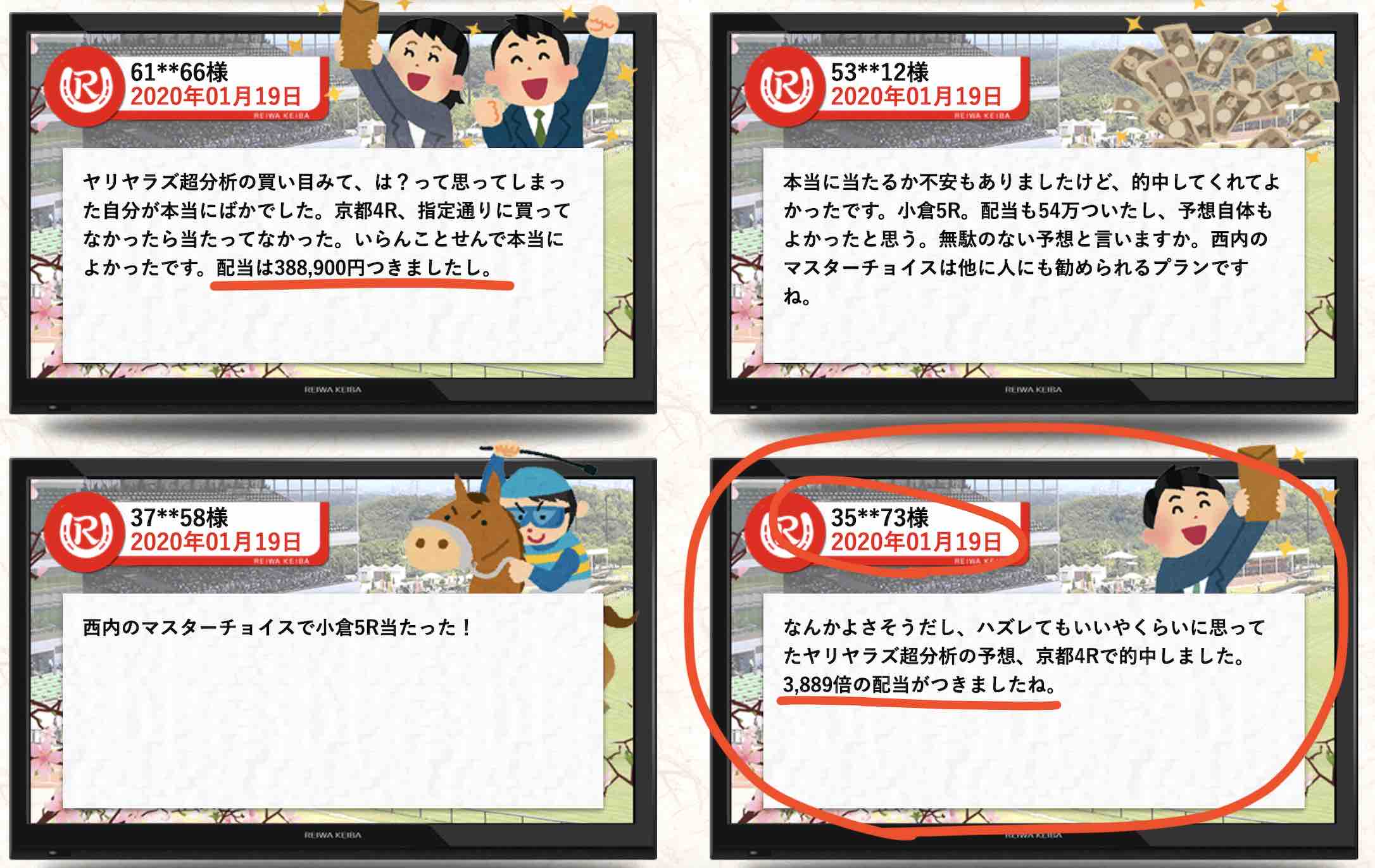 令和競馬という競馬予想サイトは素人予想サイト。利用者をナメすぎだろう。