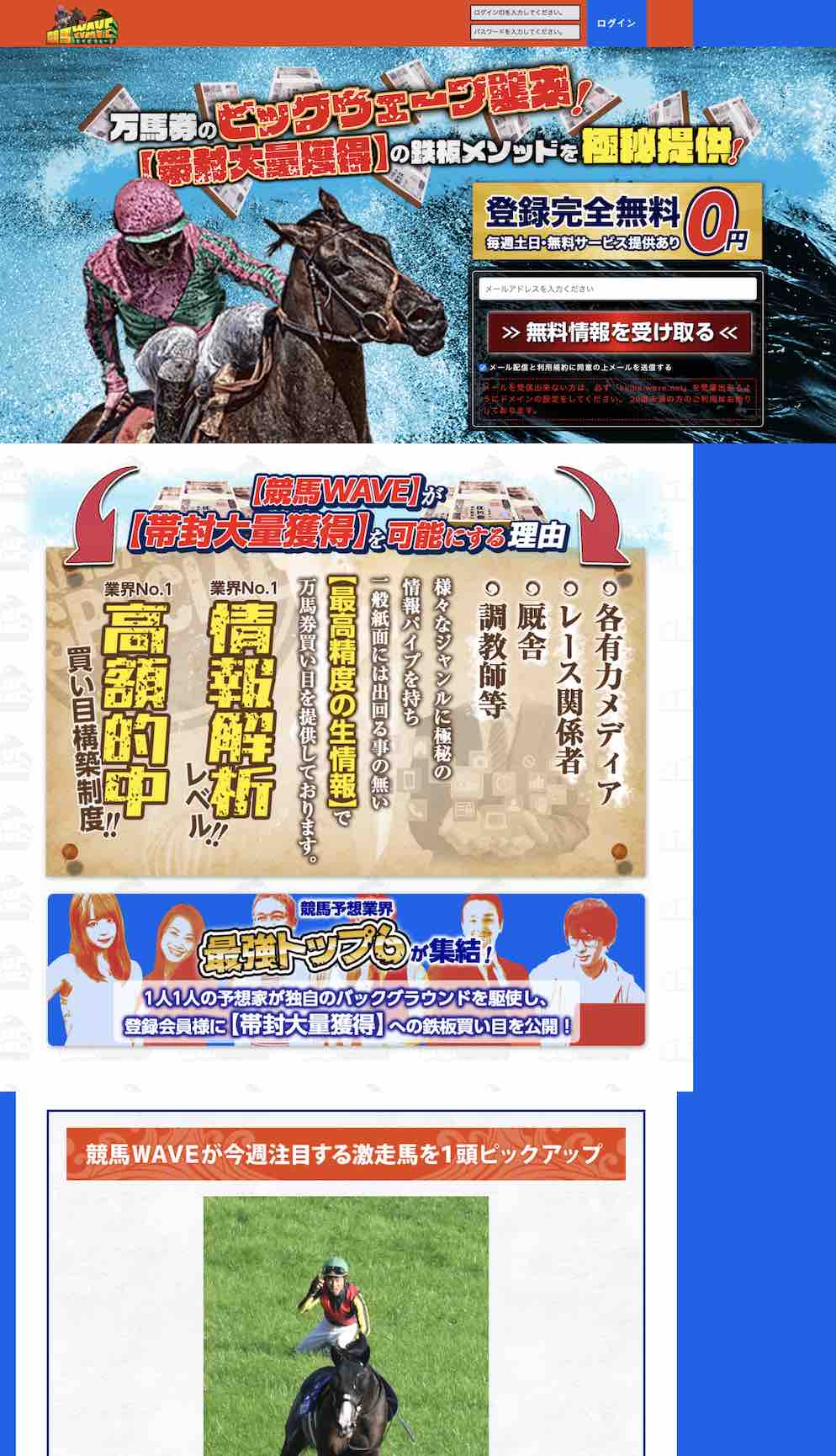 競馬予想サイトの競馬WAVE(競馬ウェーブ)について検証