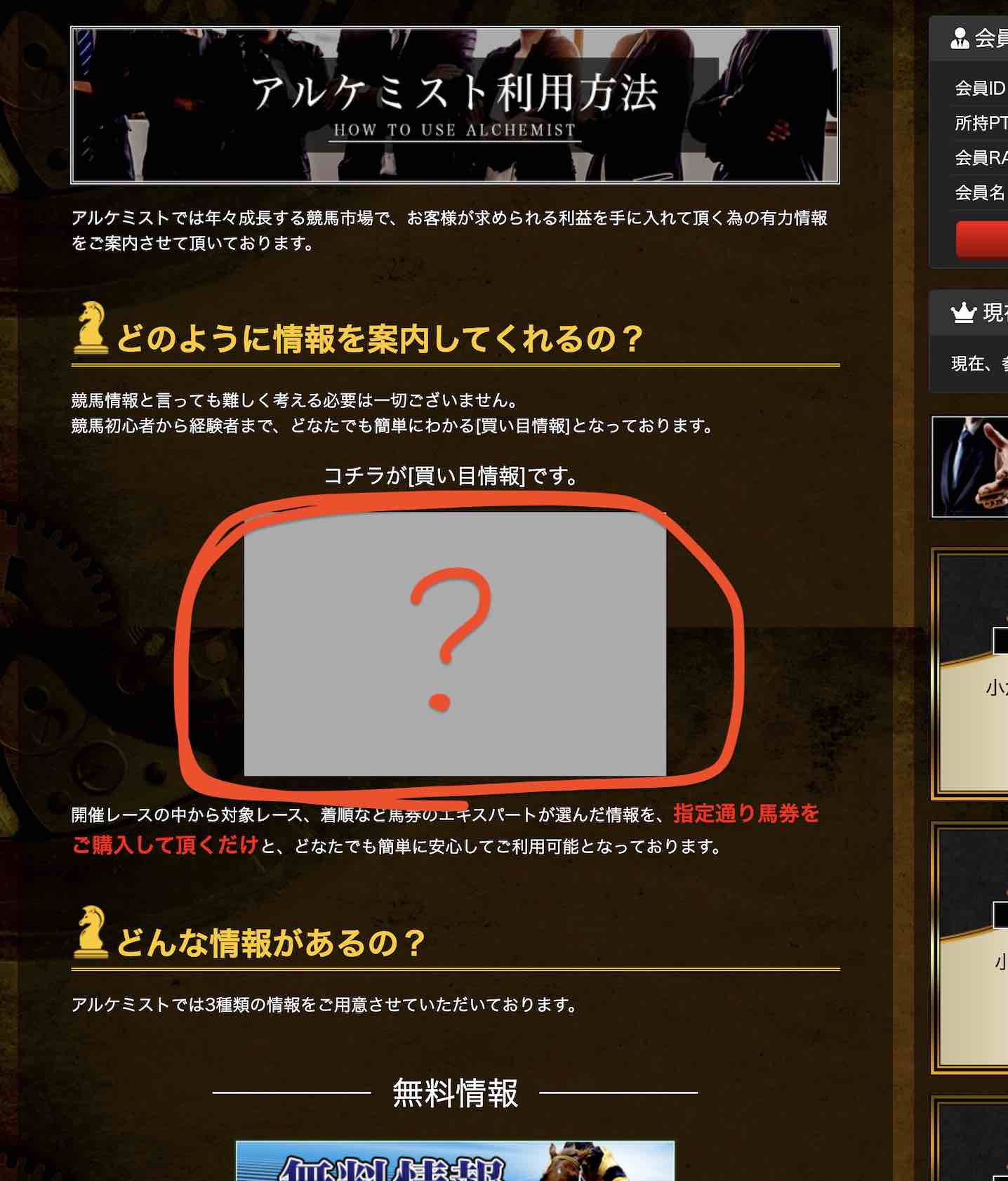 アルケミストという競馬予想サイトはどこも未完成