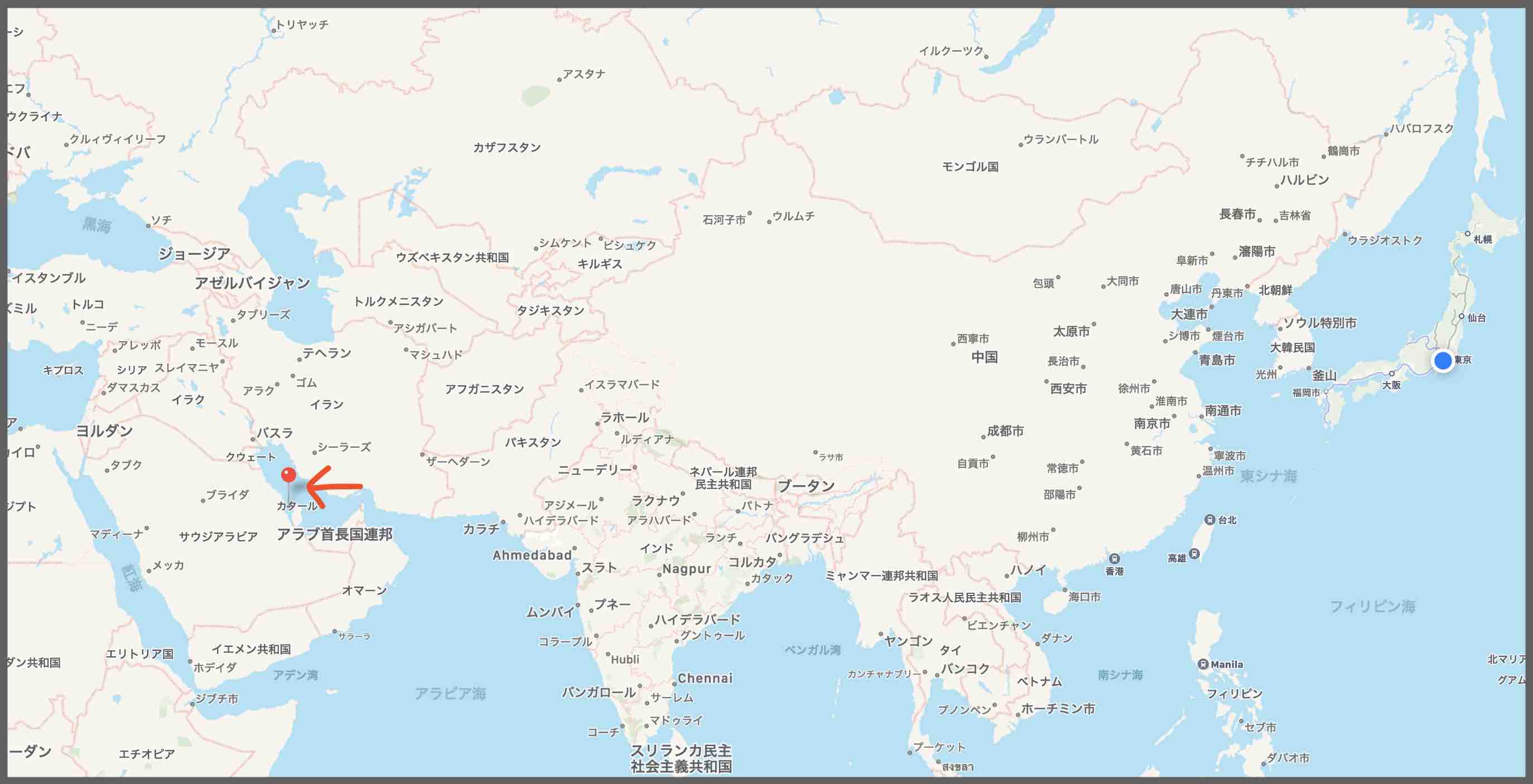 バーレーンの競馬場はサヒール競馬場