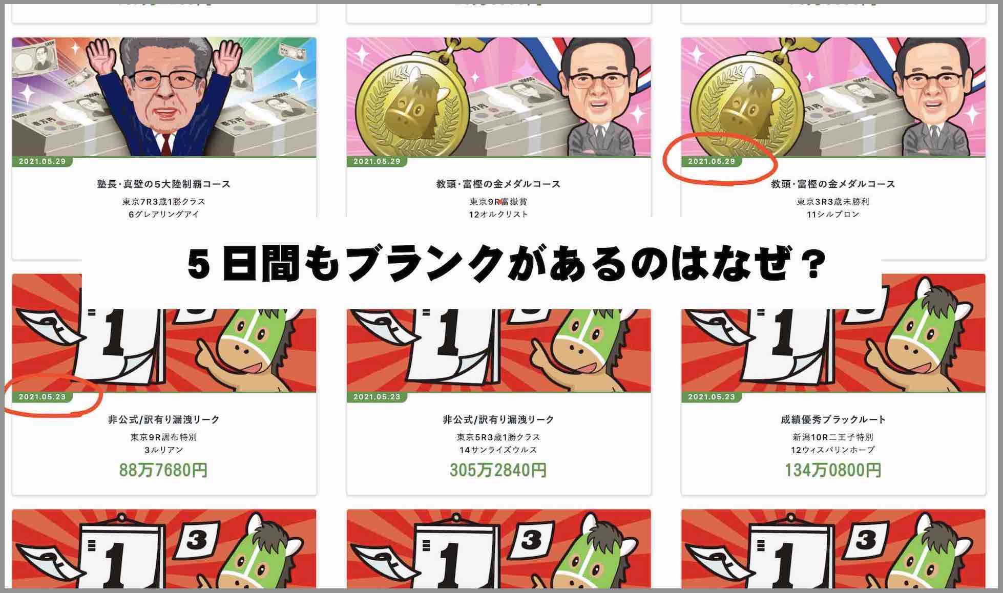 ウマリンピックという競馬予想サイトの的中実績は嘘