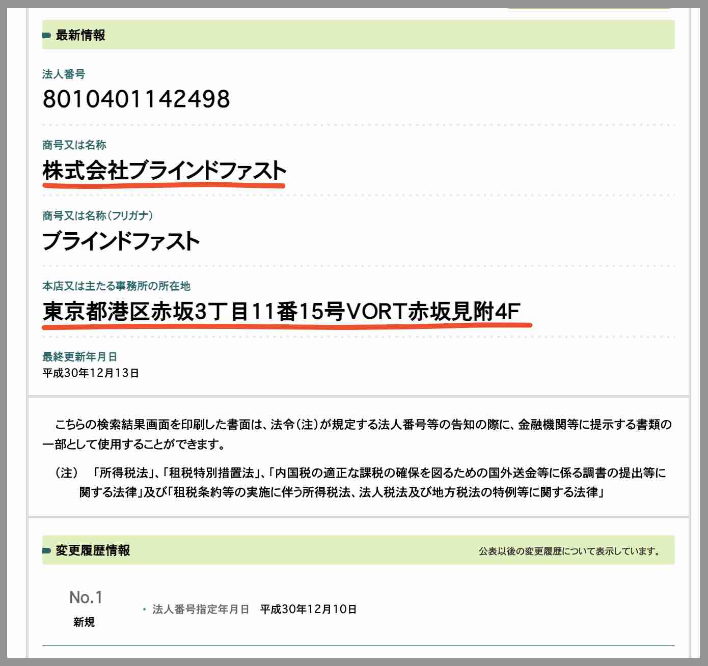 ブラインドGの運営社「株式会社ブラインドファスト」
