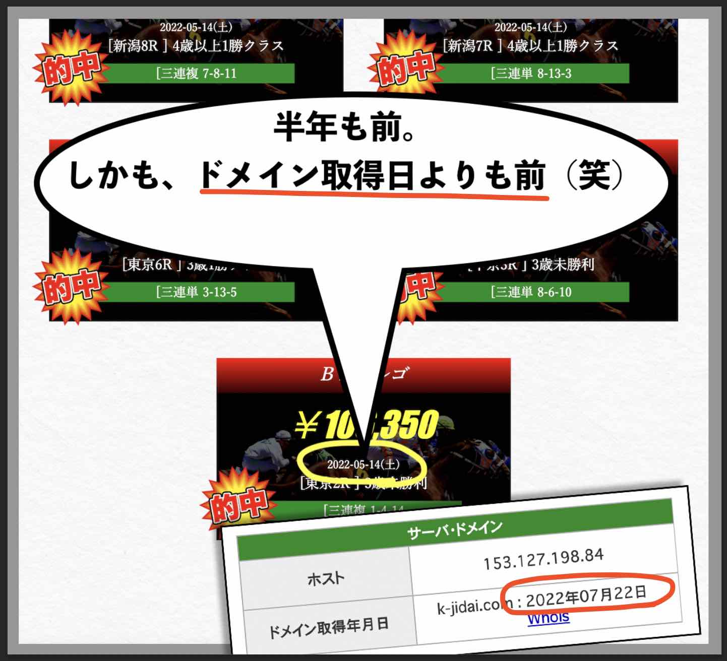 競馬予想サイト「大競馬時代」の的中実績を検証