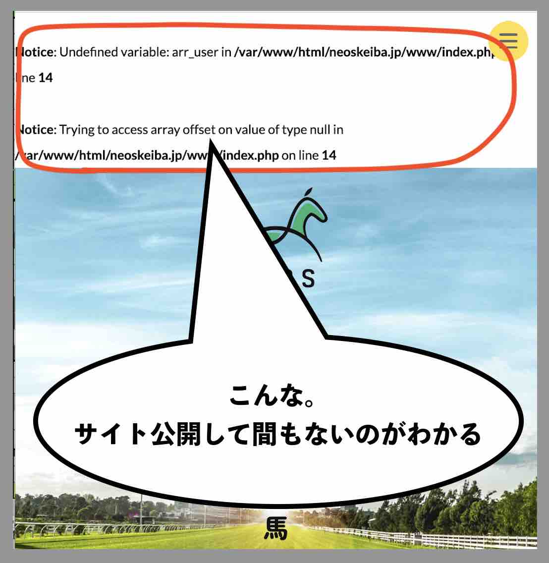 ネオス(neos)という競馬予想サイトは稼働して間もない