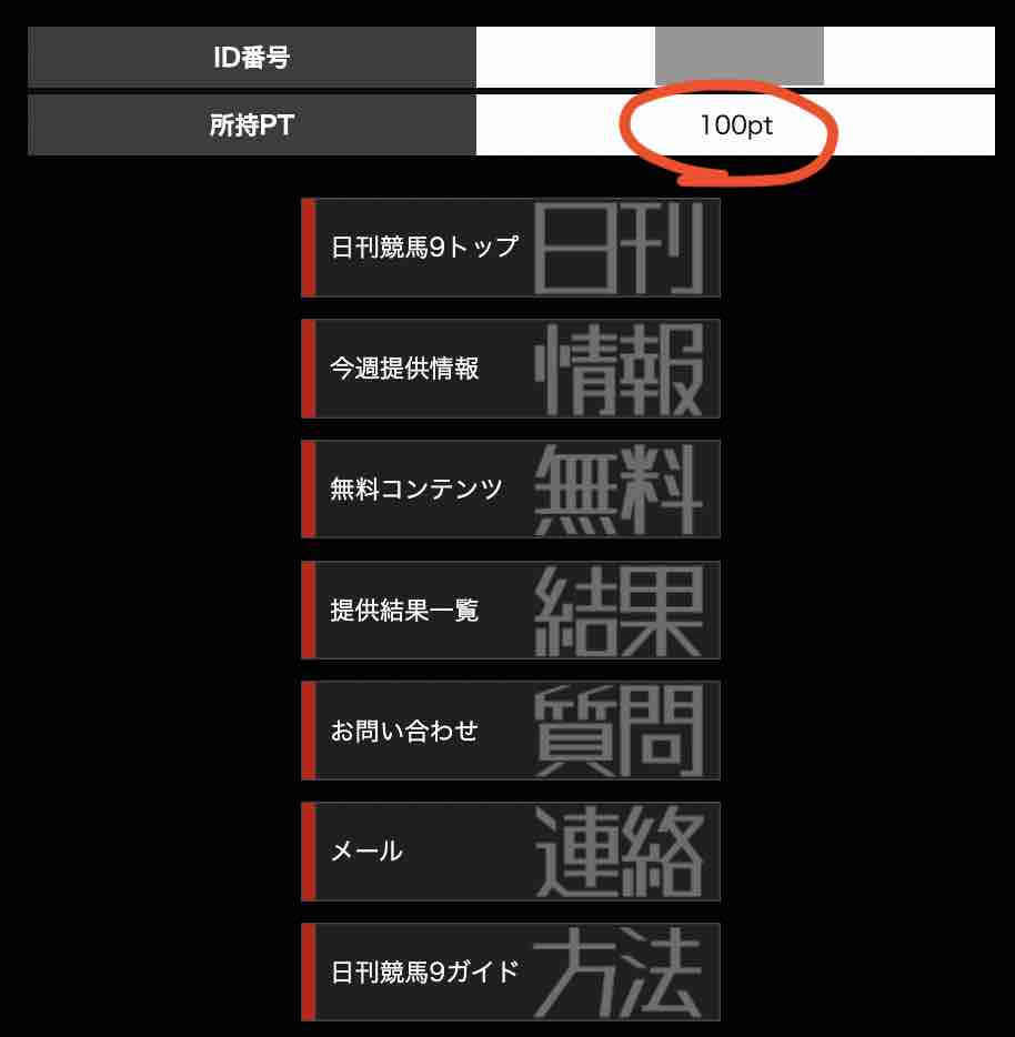 競馬予想サイト「日刊競馬9」のポイント還元を検証