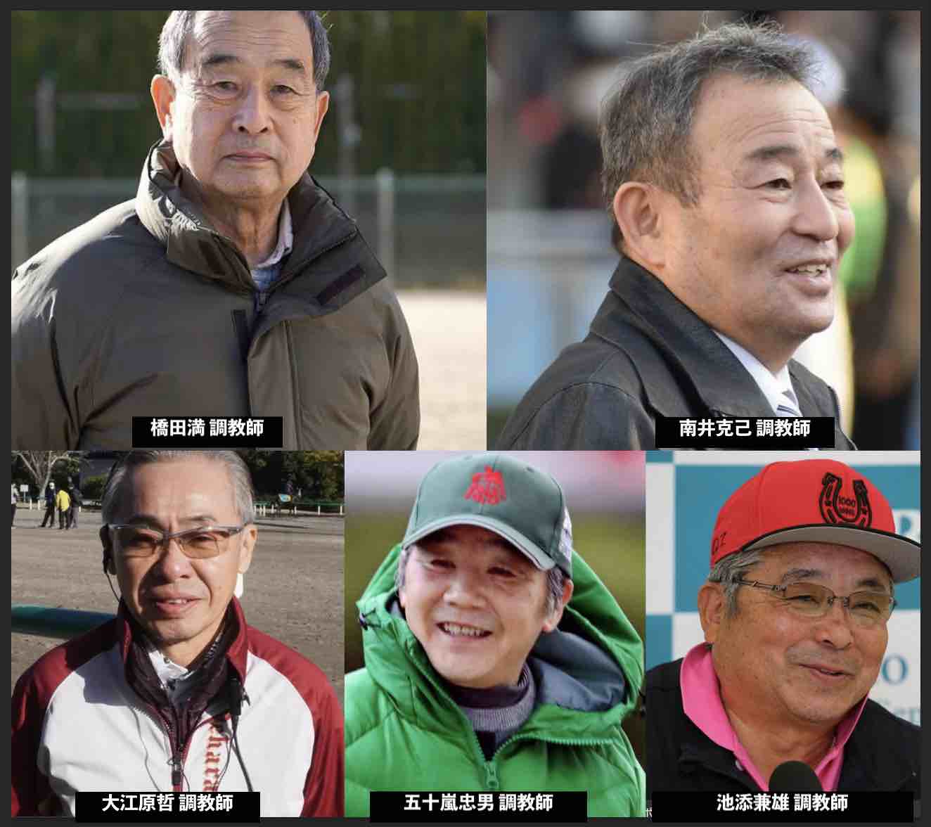 2023年2月いっぱいで引退する調教師たち