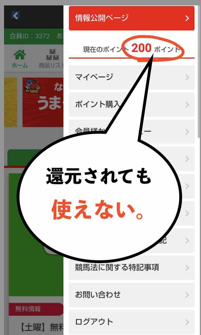 競馬予想サイト「どきどきけいば(ドキドキ競馬)」のポイント還元を検証