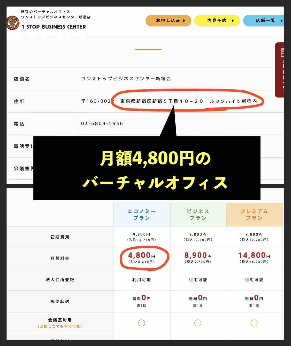 馬クイック(ウマクイック)という競馬予想サイトの住所はバーチャルオフィス?