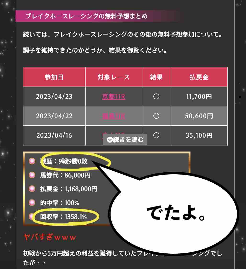 オトナの競馬の不自然すぎる検証実績