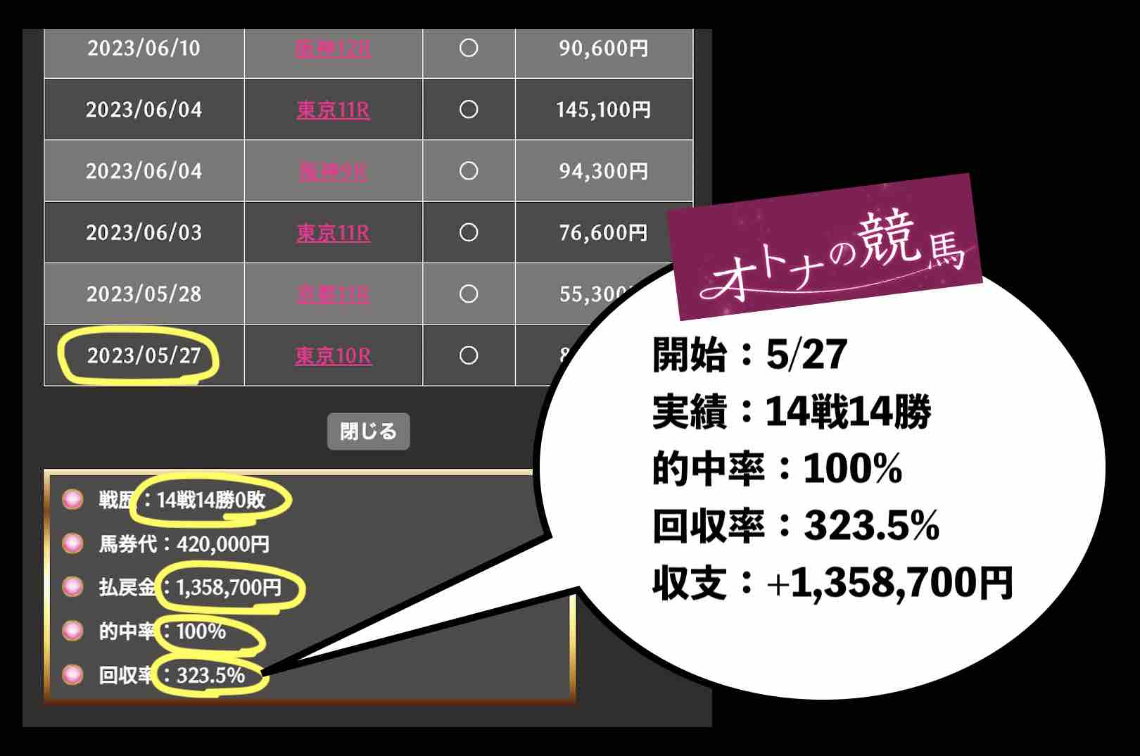 カセゴーを推奨するオトナの競馬