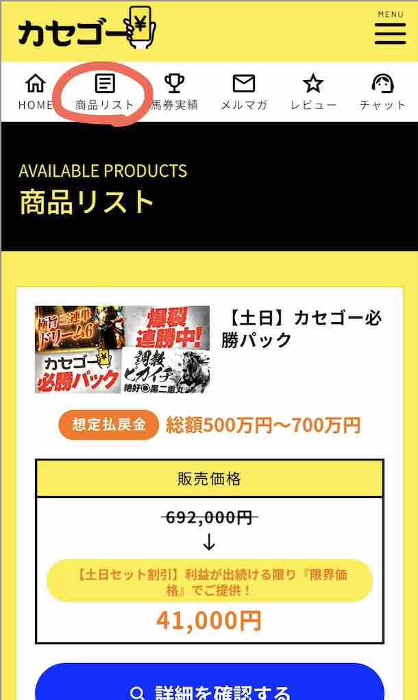 カセゴーという競馬予想サイトが提供する競馬予想