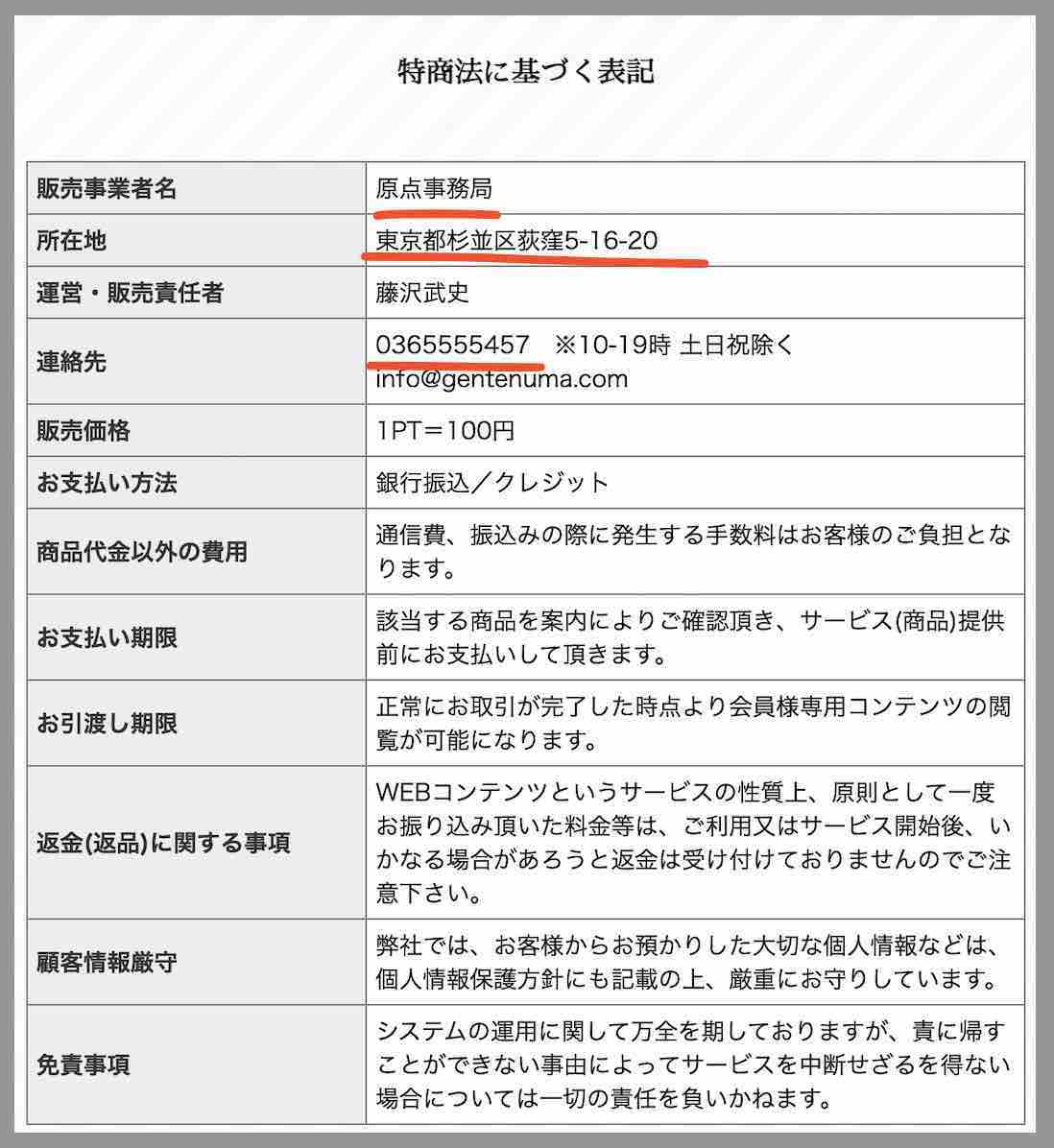 原点という競馬予想サイトの運営会社情報