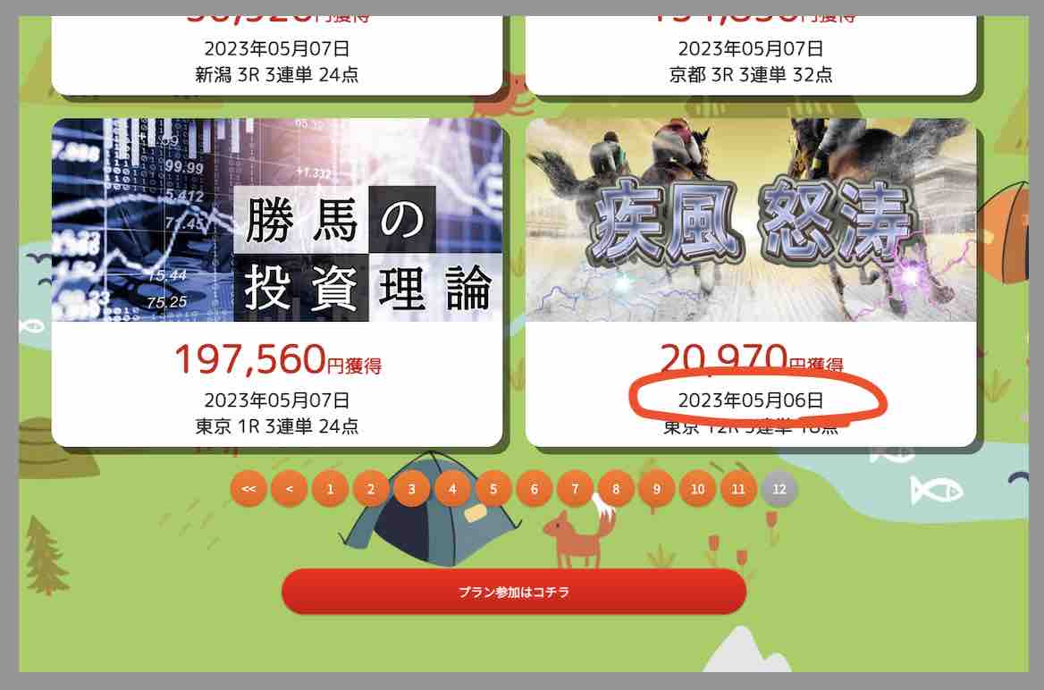 競馬キャンプの最古の的中実績を検証