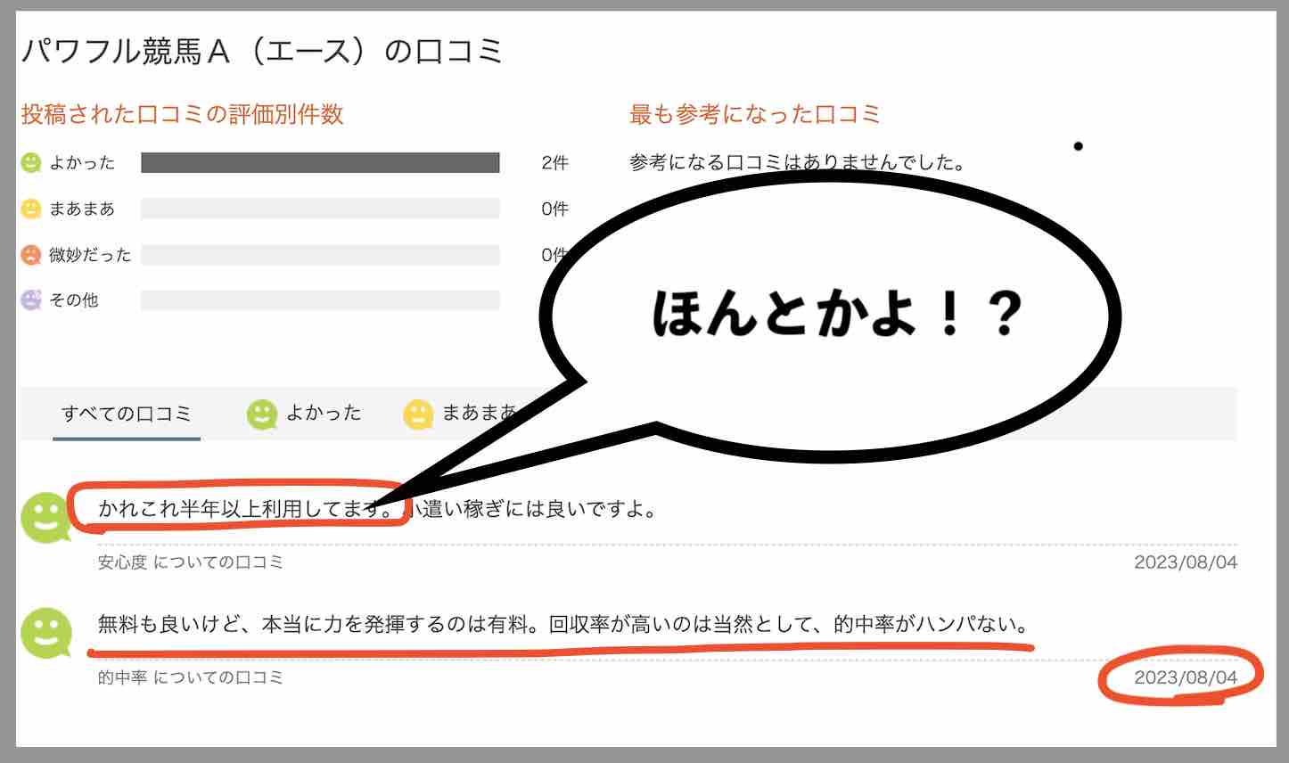 パワフル競馬Aは本当に半年も前からあったのか?
