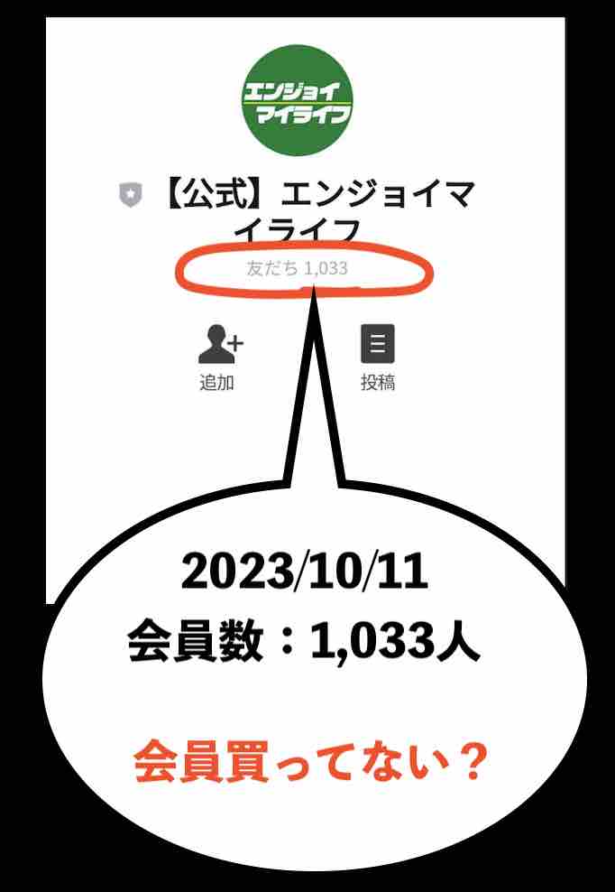 エンジョイマイライフの会員数は本当か?