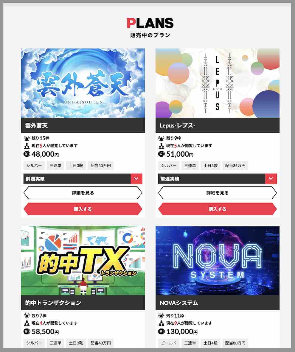 BAXIS(バクシス)という競馬予想サイトが提供する競馬予想
