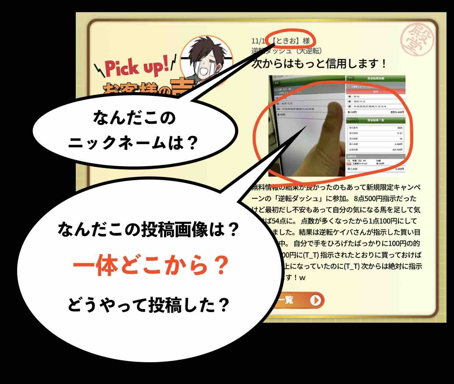 逆転ケイバの「利用者の声」を検証