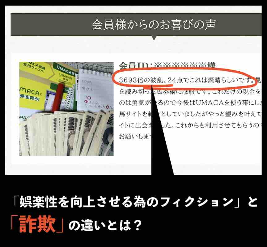 馬争の頂は詐欺サイト?