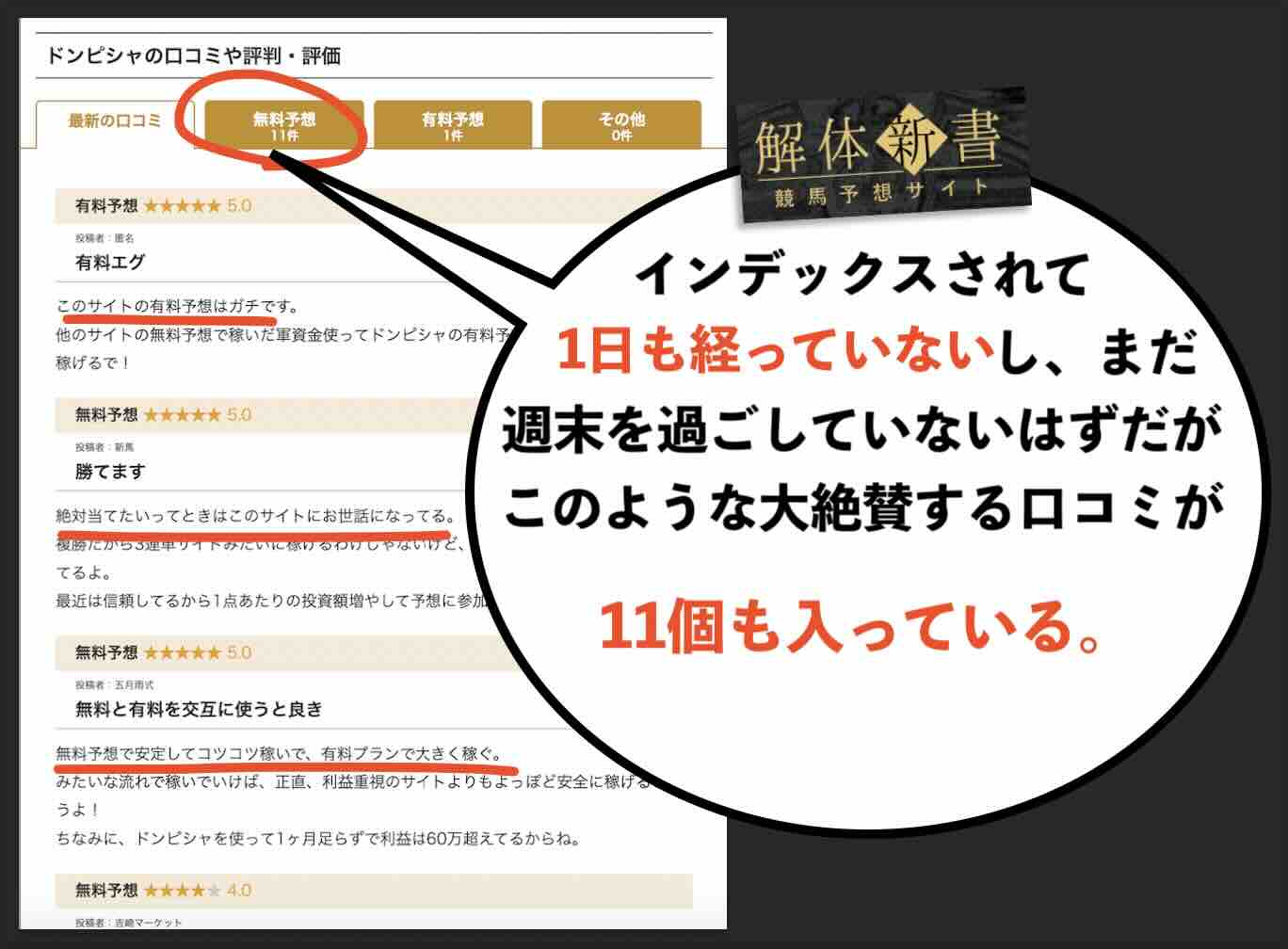 ドンピシャへの集客サイト
