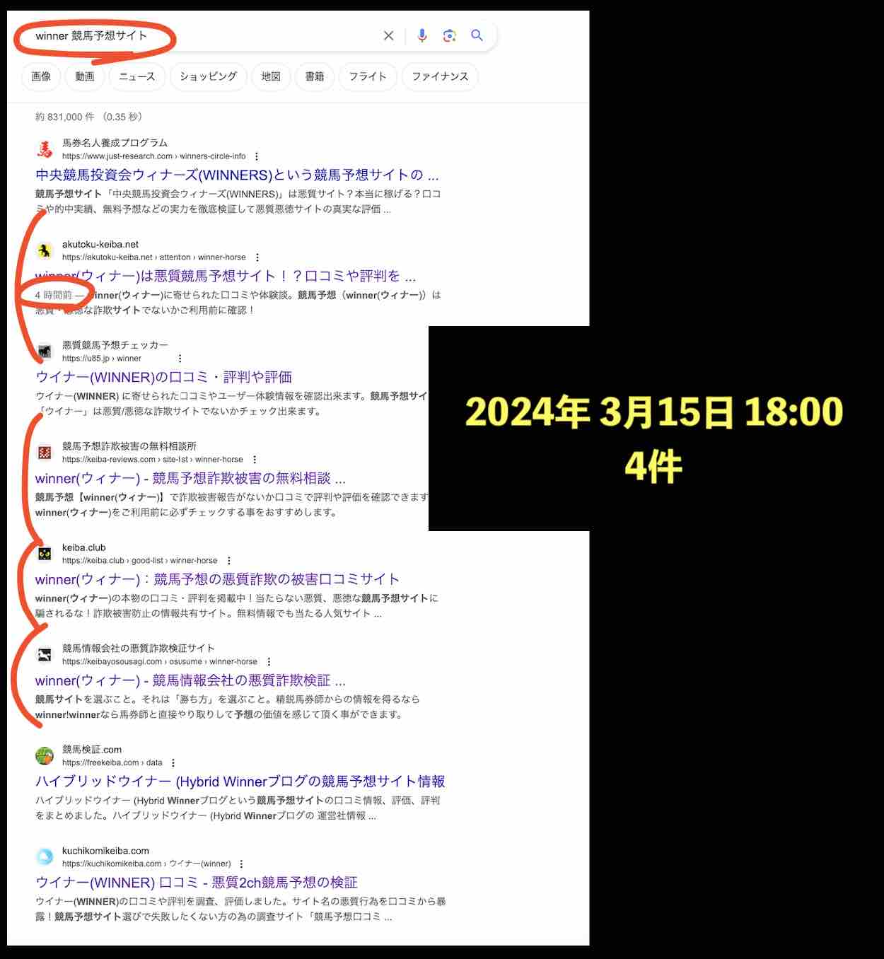 winner(ウィナー)のサイト情報検索結果