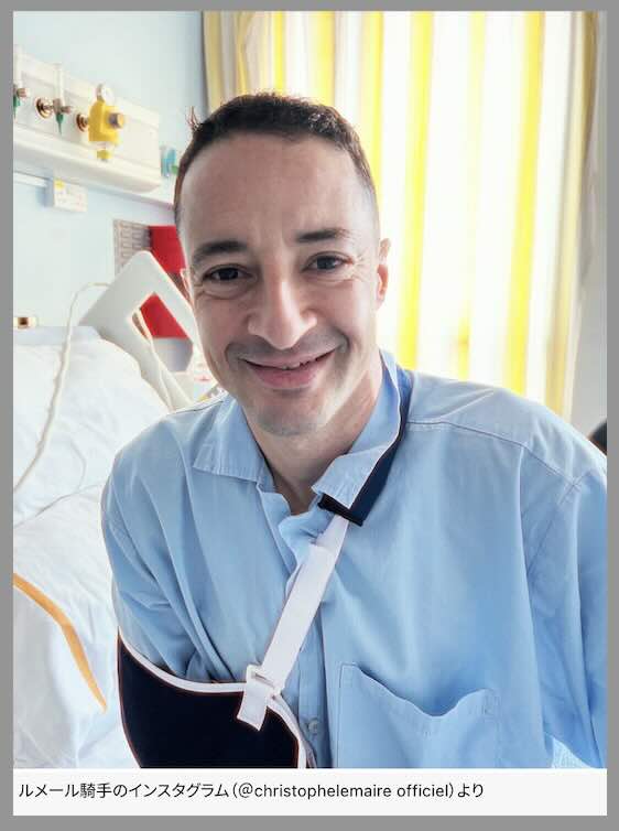 C・ルメール騎手がドバイターフで落馬