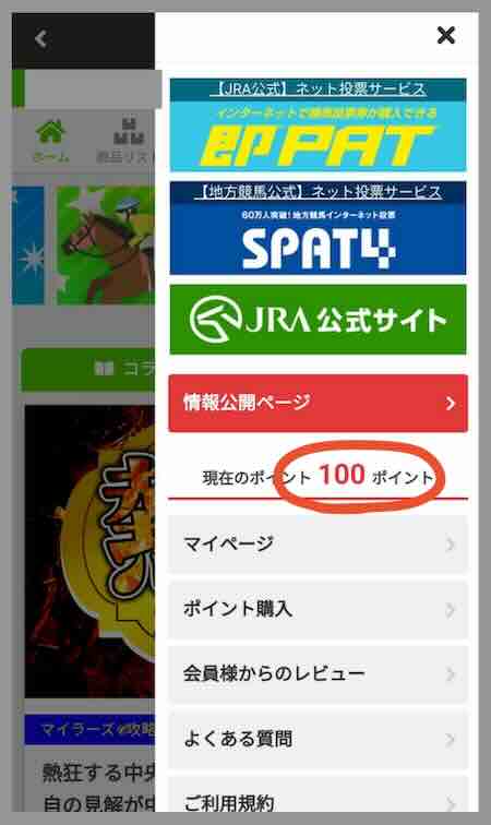 うまスピンのポイント還元を検証