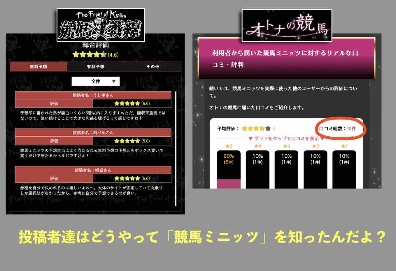 怪しすぎる口コミ