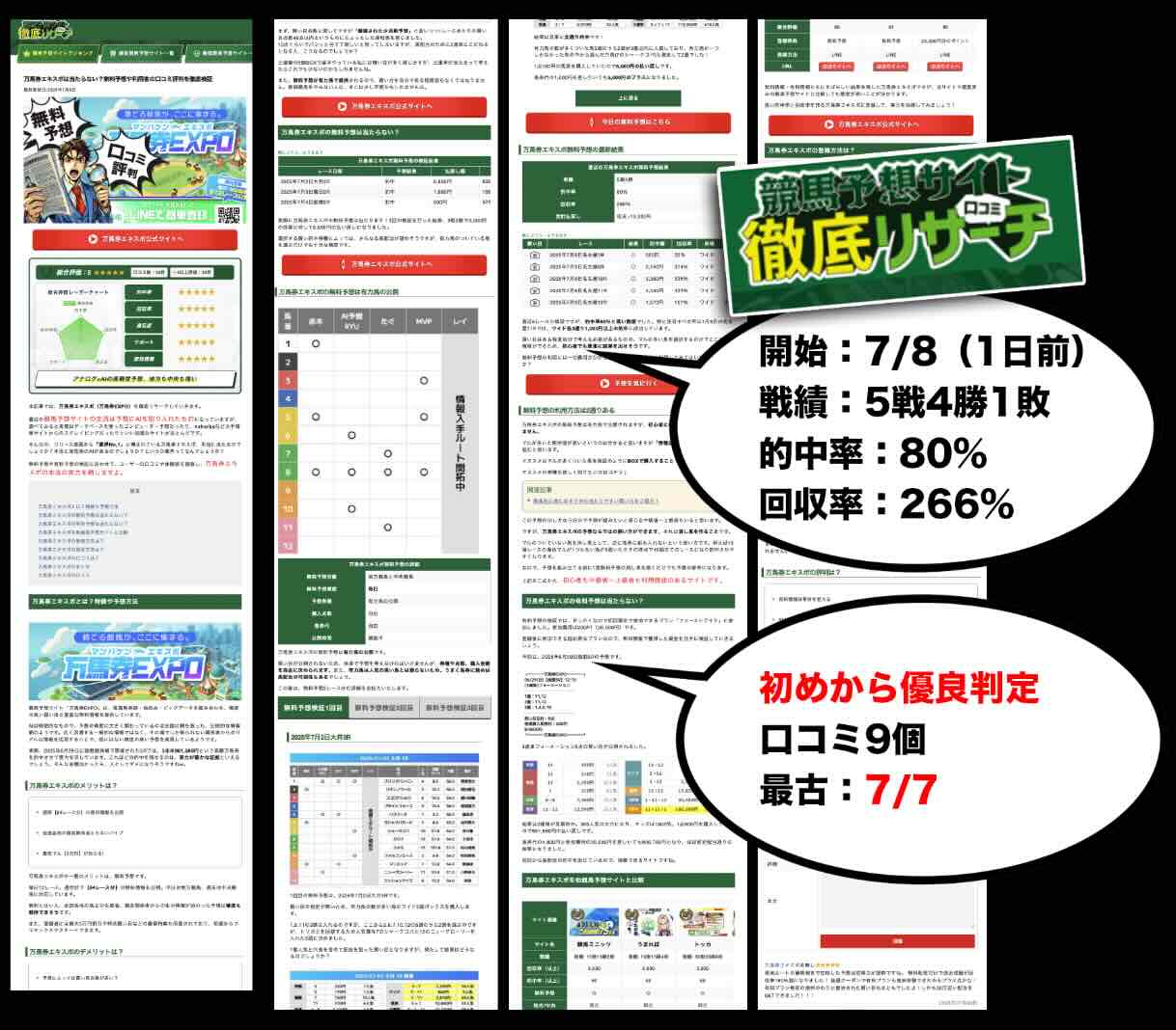 万馬券EXPOの外部集客サイト