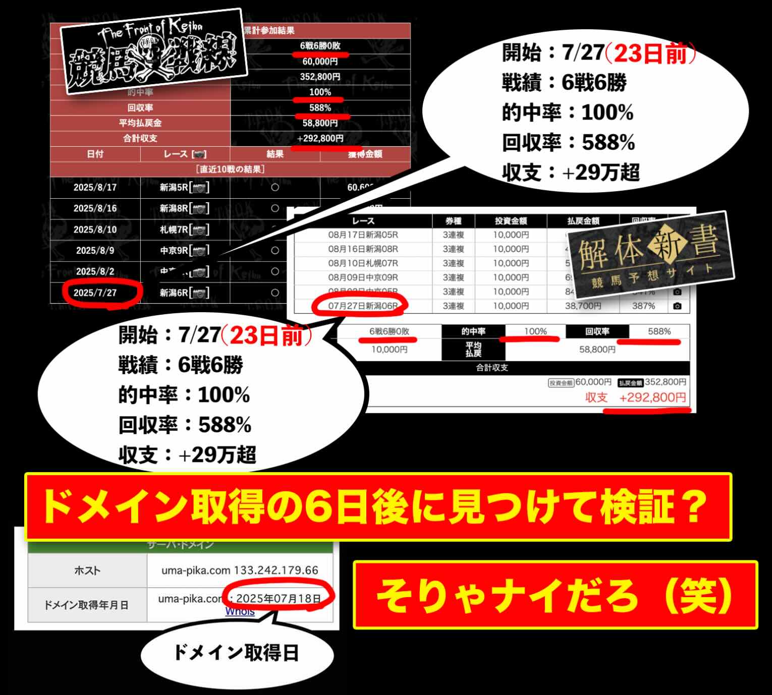 時系列上の整合性に疑問