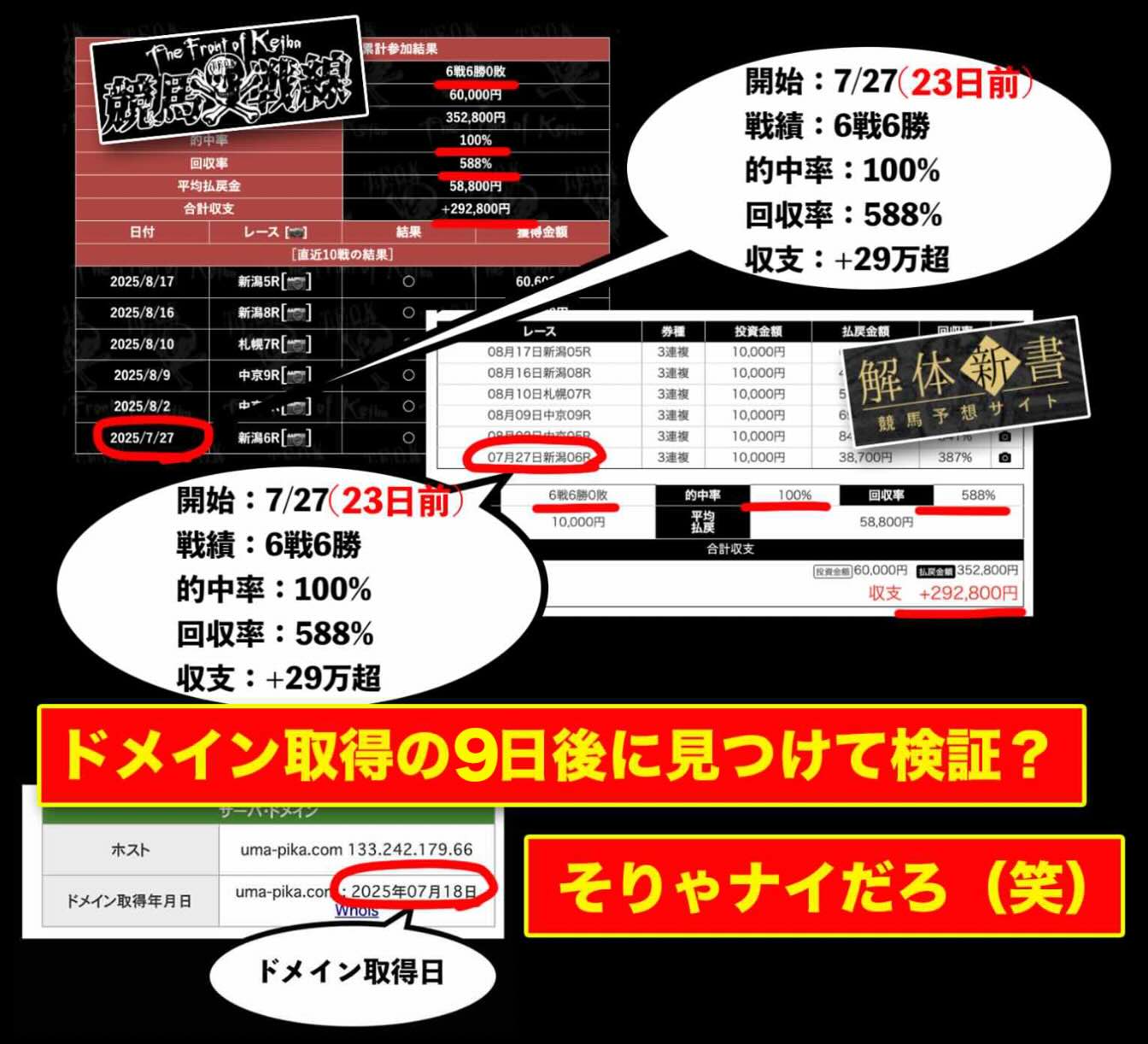 時系列上の整合性に疑問