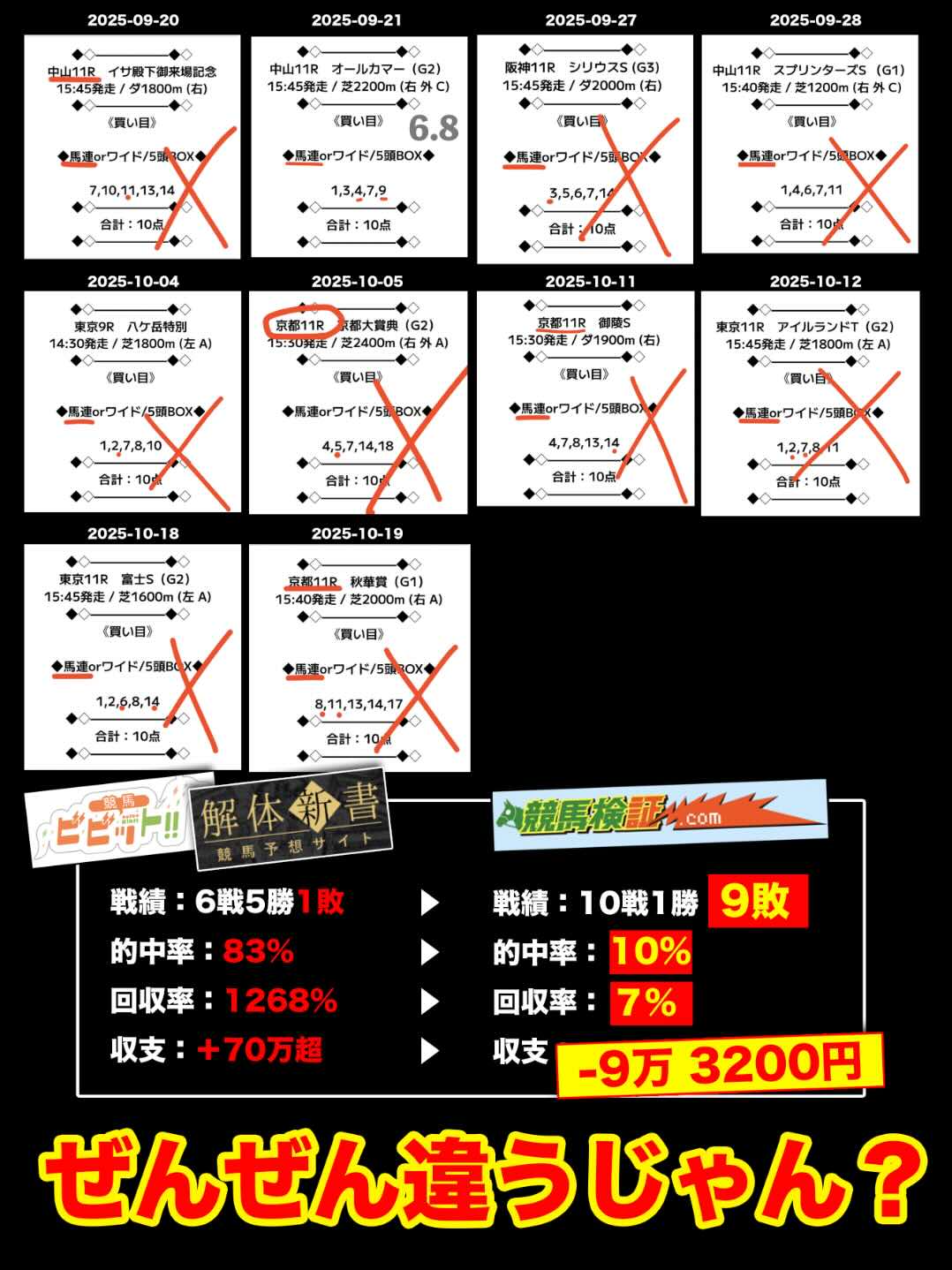 ニジュウマルの長期検証結果