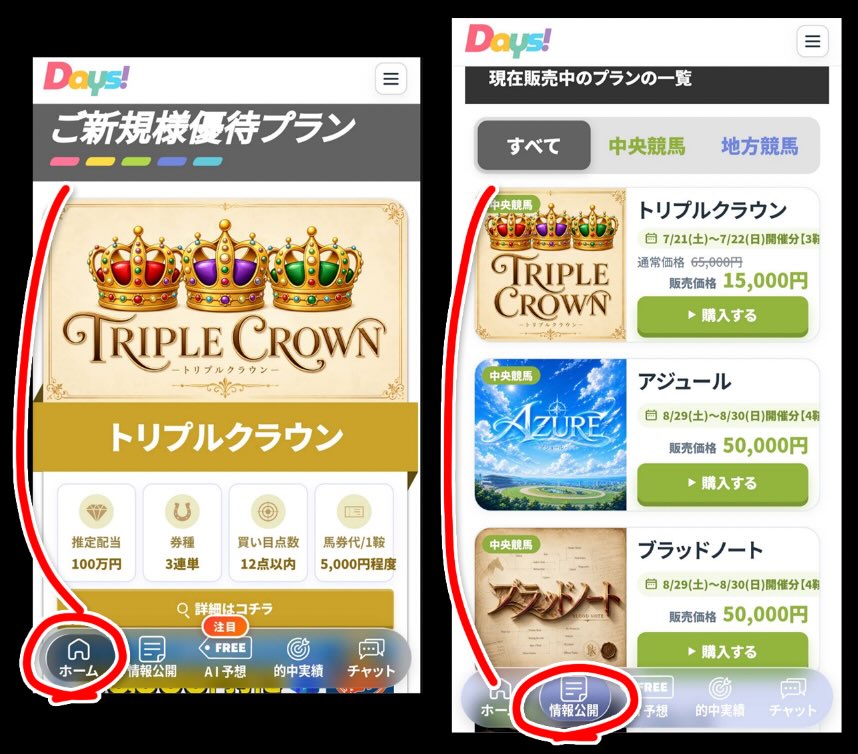DAYS(デイズ)が提供する競馬予想