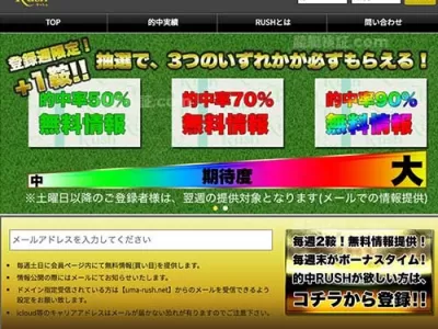 ラッシュ (Rush)　競馬予想サイト