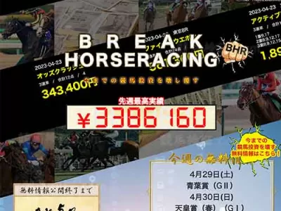 ブレイクホースレーシング　競馬予想サイト