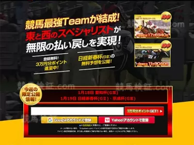 競馬トップチーム　競馬予想サイト