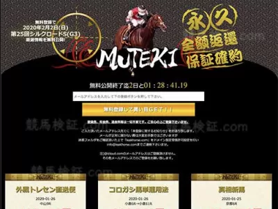 MUTEKI　競馬予想サイト